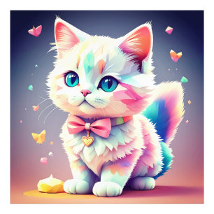 Foto Gatinho Colorido Bonito-84301