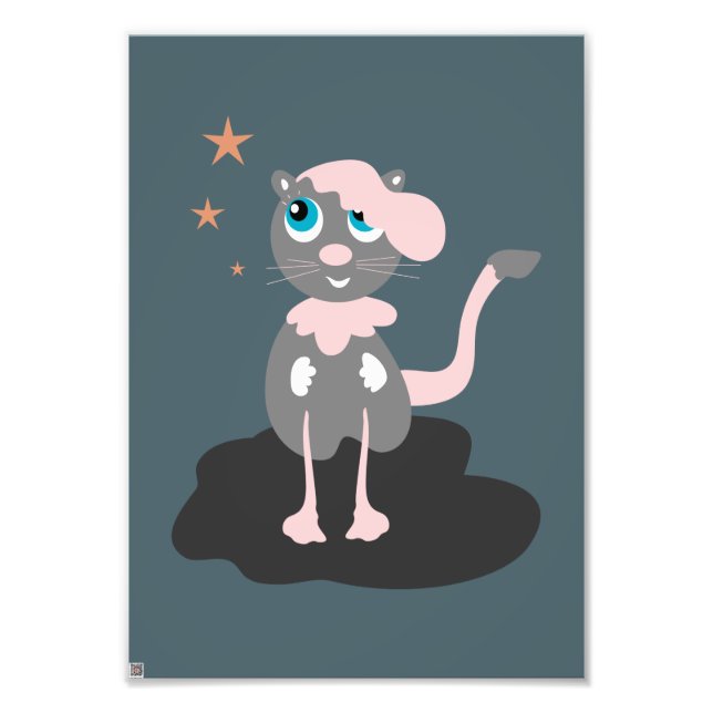 Foto Gatinho rosa (Frente)