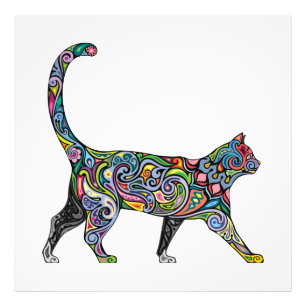 Foto Gato abstrato