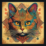 Foto Gato de estilo Vintage Pop Art Louis Wain<br><div class="desc">Gato de estilo Vintage Pop Art Louis Wain</div>