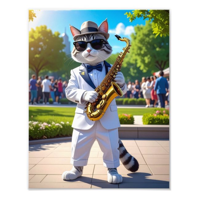 Foto Gato de Jazz Legal (Frente)