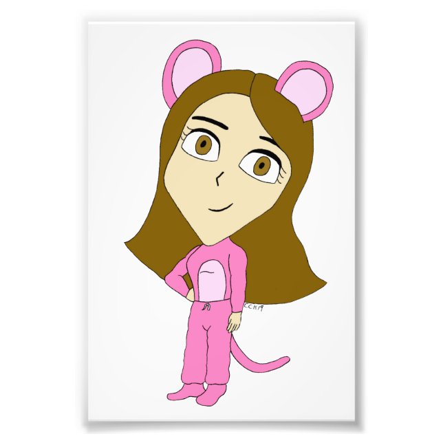 Foto gato rosa (Frente)