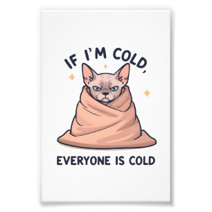 Foto Gato Sphynx Mal-Humorado Humor Frio Arte de Desenh