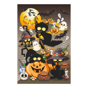 Foto Gatos de Halloween Festa Divertida