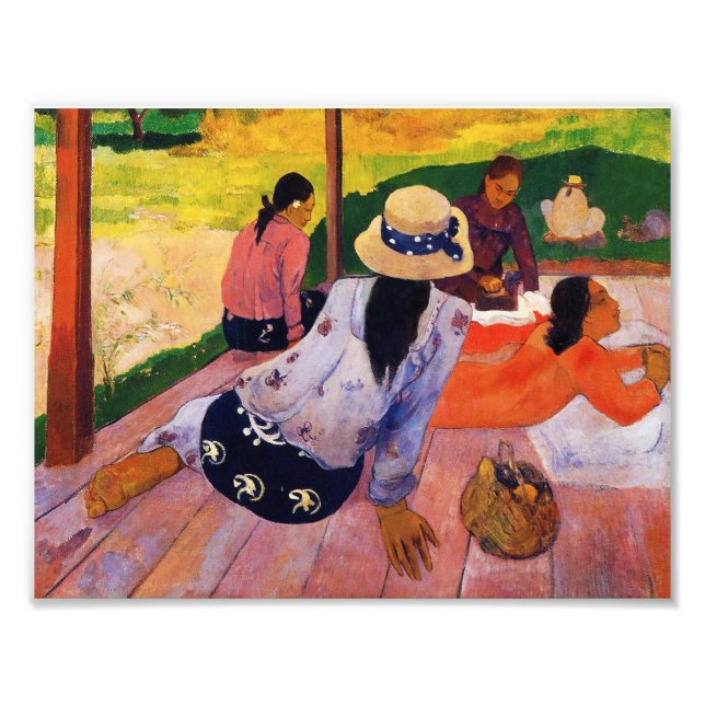 Foto Gauguin Siesta Impressão (Frente)
