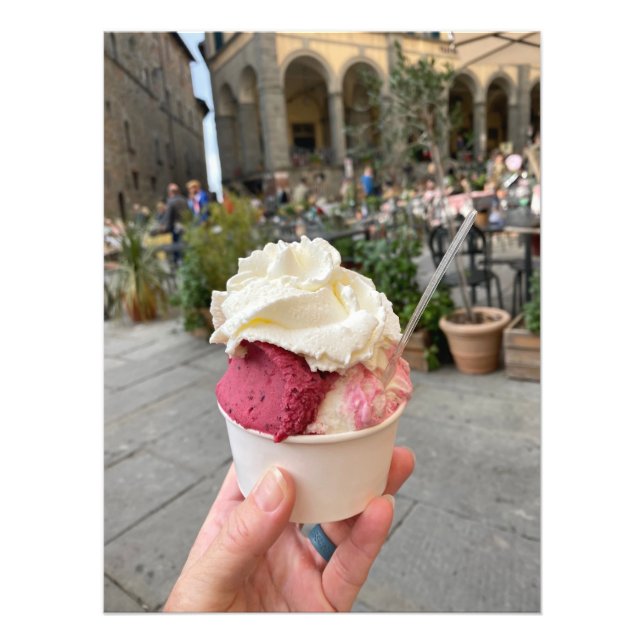 Foto Gelato em Cortona, Itália (Frente)