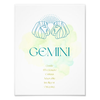 Foto Gemini Zodiac Art Impressão
