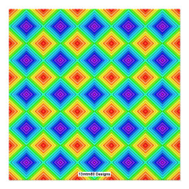 Foto Geometric Topography (pattern) - Photo Print