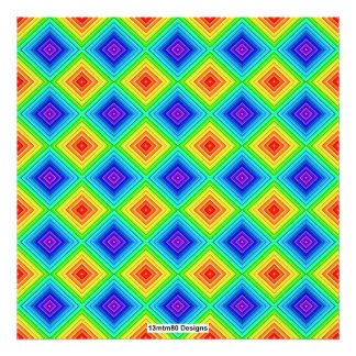 Foto Geometric Topography (pattern) - Photo Print