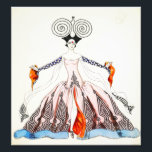 Foto Georges Barbier Art Deco Fashion Impressão<br><div class="desc">Art Deco Fashion impressão. Ilustração Art Deco de 1921. O artista francês Georges Barbier foi um dos mais famosos ilustradores da deco de arte da 1920, ele passou a maior parte de sua carreira ilustrando senhoras elegantes e casais românticos. Este trabalho mostra uma jovem bonito num intricado vestido de pínus...</div>