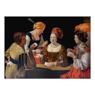 Foto Georges de la Tour - Trapaça com Ás de Ouros