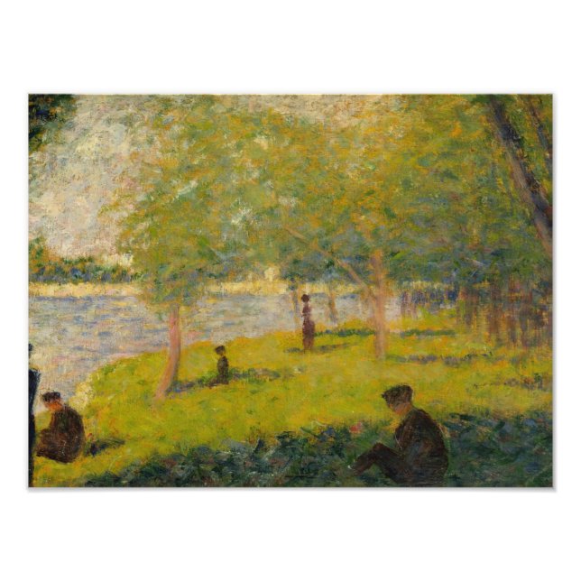 Foto Georges Seurat - Estudo para Domingo em La Grande (Frente)