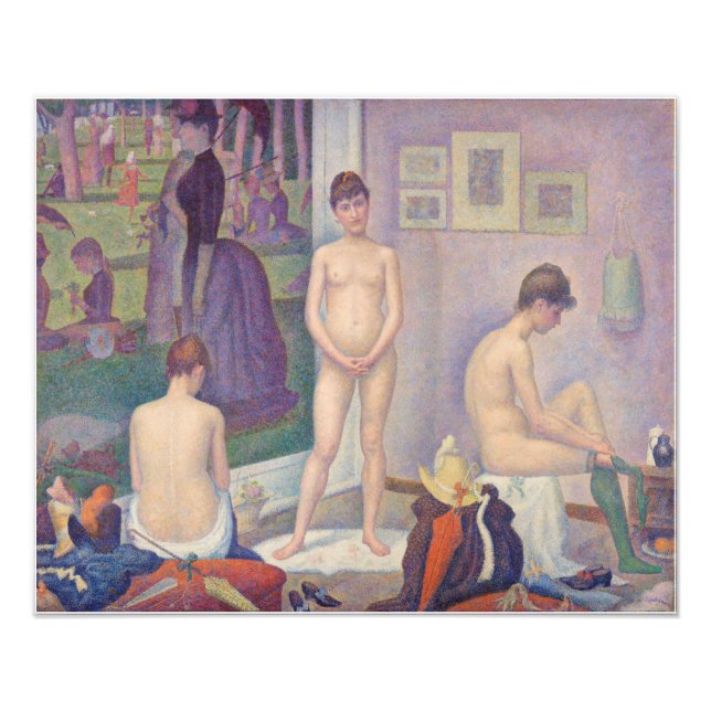 Foto Georges Seurat - Os Modelos (Frente)