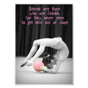 Foto Ginástica Rítmica Arte flexível poster 5x7