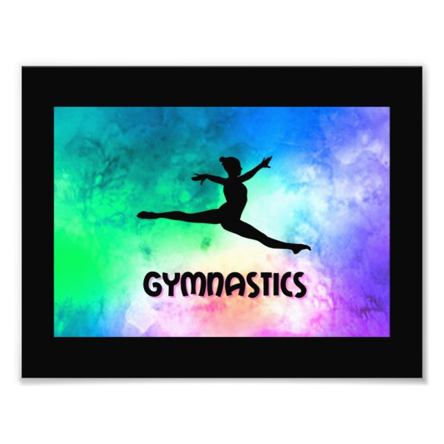 Foto Ginástica Salto de Mudança Aquarela (Frente)