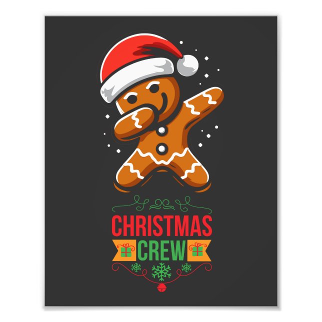 Foto Gingerbird Dabbing Christmas (Frente)