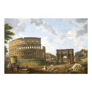 Foto Giovanni Paolo Panini Visão do Colosseum