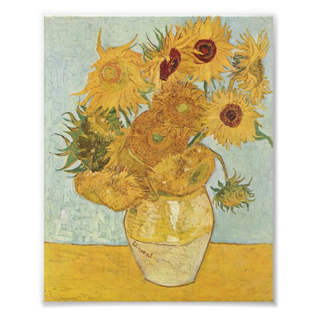 Foto Girasóis de Van Gogh (Frente)