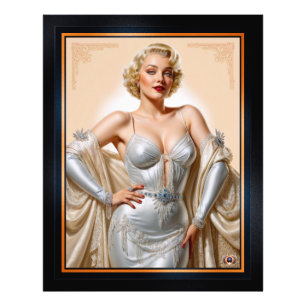 Foto Glamour Vintage Hollywood Beleza Loura
