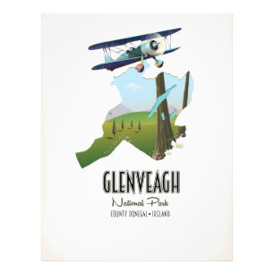 Foto Glenveagh national park Ireland County Donegal map