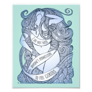 Foto Glorioso Impressão médio no mar