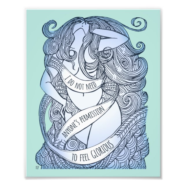 Foto Glorioso Impressão médio no mar (Frente)