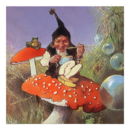 Foto “Gnomo soprando bolhas” por Heinrich Schlitt