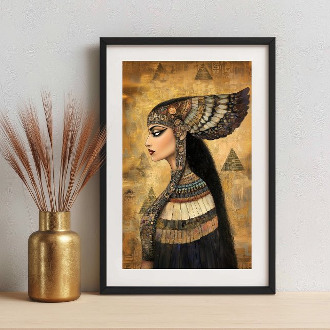 Foto Goddess Isis: Gold Art Nouveau Egyptian Poster (Criador carregado)