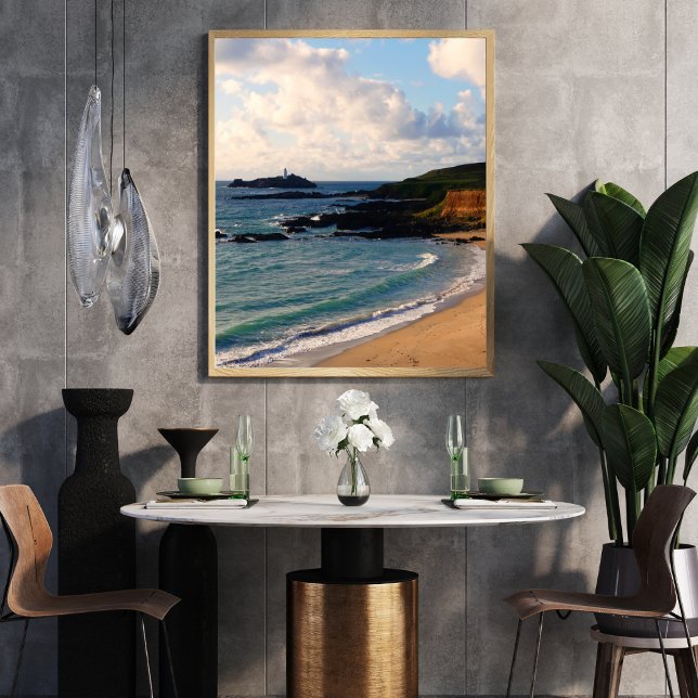 Foto Godrevy Lighthouse Cornwall Coast  (Criador carregado)