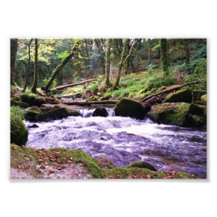 Foto Golitha Falls River Fowey Cornwall Inglaterra