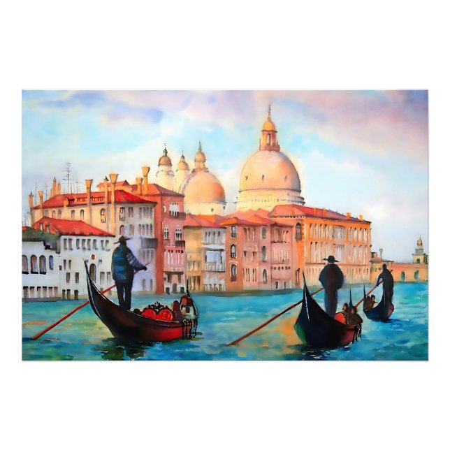 Foto Gondolas de Veneza (Frente)