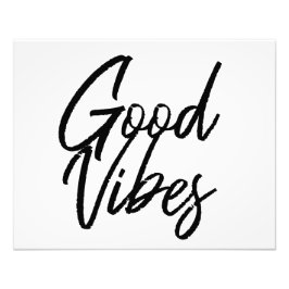 Foto "Good Vibes Wall Art" com o Impressão "20" x 16"