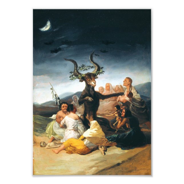 Foto Goya Witches Sabá Impressão (Frente)