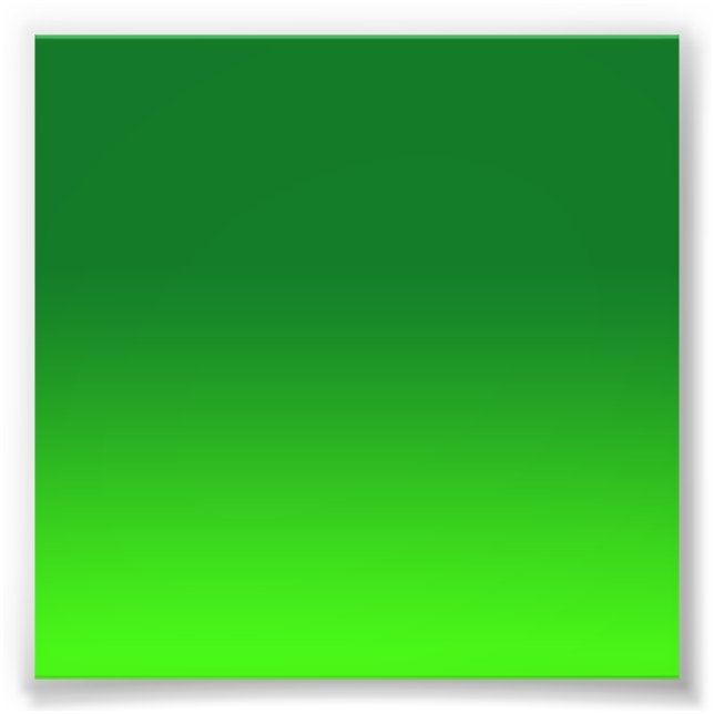 Foto Gradiente Verde Ombre Vibrante Moderno Simples (Frente)