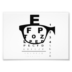 Foto Gráfico de Teste de Olhos Estragados