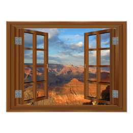 Foto Grand Canyon Faux Window View USA