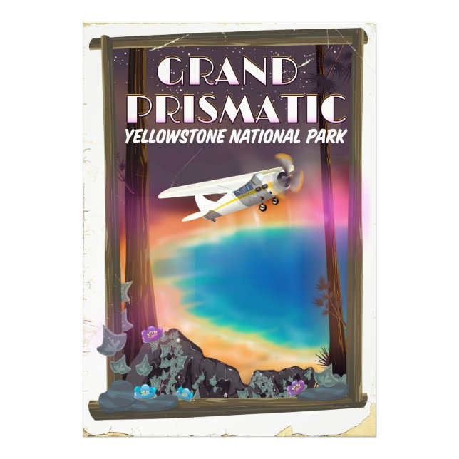 Foto Grand Prismatic, Parque Nacional de Yellowstone, E (Frente)