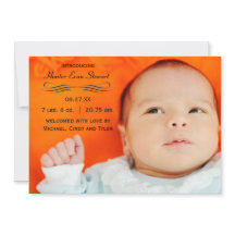 Foto grande florescida - Anúncio de nascimento