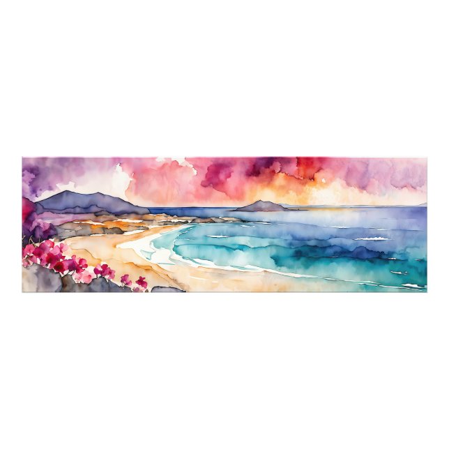 Foto Grande Serenidade roxa do Mediterrâneo (Frente)