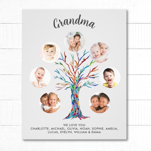 Foto Grandma Photo Collage Poster (Criador carregado)