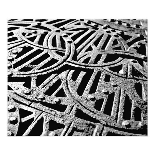 Foto Grata enferrujada em Cinzas (Frente)