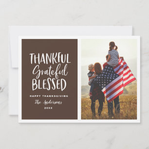 Foto grata, grata, abençoada da acção de graças