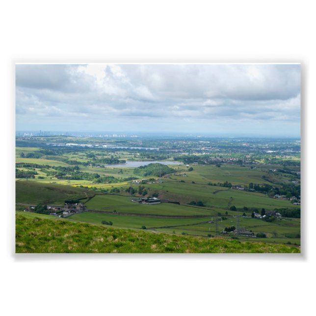 Foto Greater Manchester a partir de Blackstone Edge (Frente)