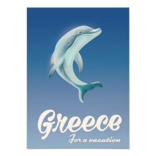 Foto Grécia de férias poster de viagens de golfinho