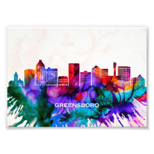 Foto Greensboro Skyline