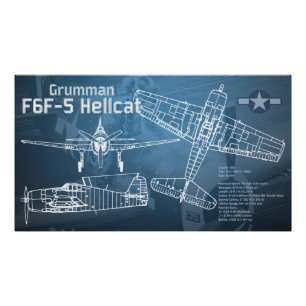 Foto Grumman F6F Hellcat Blueprint