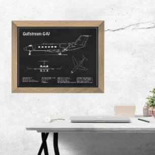 Foto Gulfstream G-IV - Planos de Impressão Aeronáutica