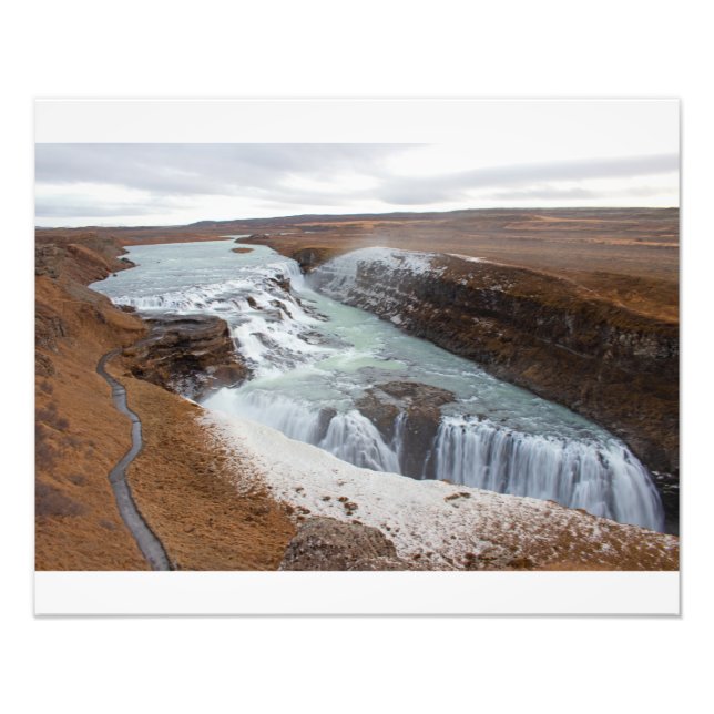 Foto Gullfoss, Islândia (Frente)