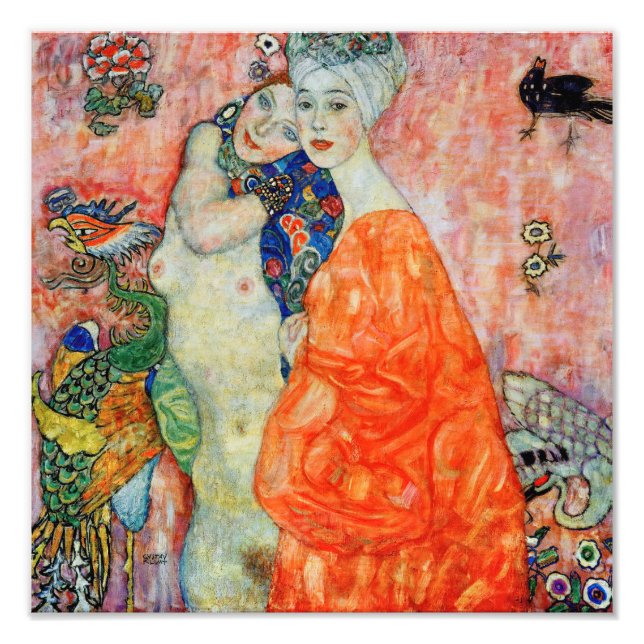 Foto Gustav Klimt - Amigas (Frente)