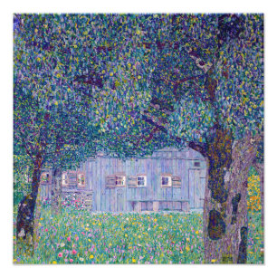 Foto Gustav Klimt - Casa de Fazenda na Alta Áustria